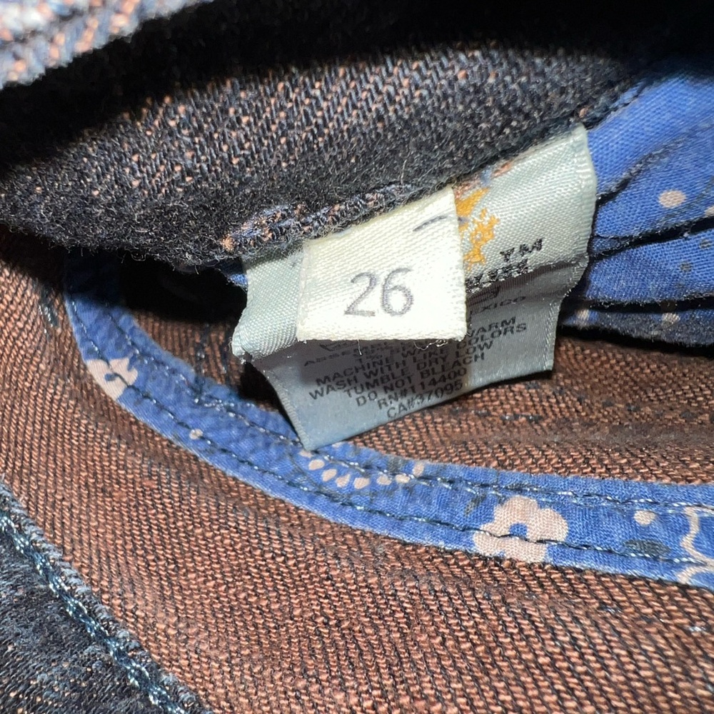 Antik blackout jeans size 26 zippers - Picture 9 of 9